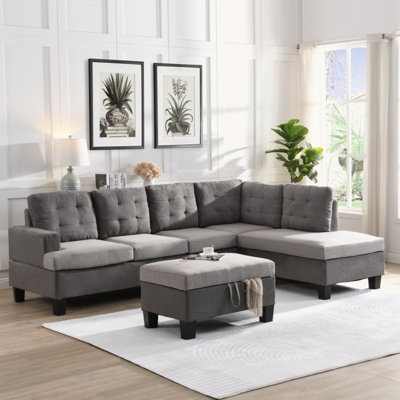Itsuki Upholstered 103'' Sofa & Chaise