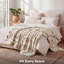 Couverture en fausse fourrure à bulles 480 g / m², lit moelleux moelleux, canapé moelleux et housse de lit, lait avoine-134226895-134226896