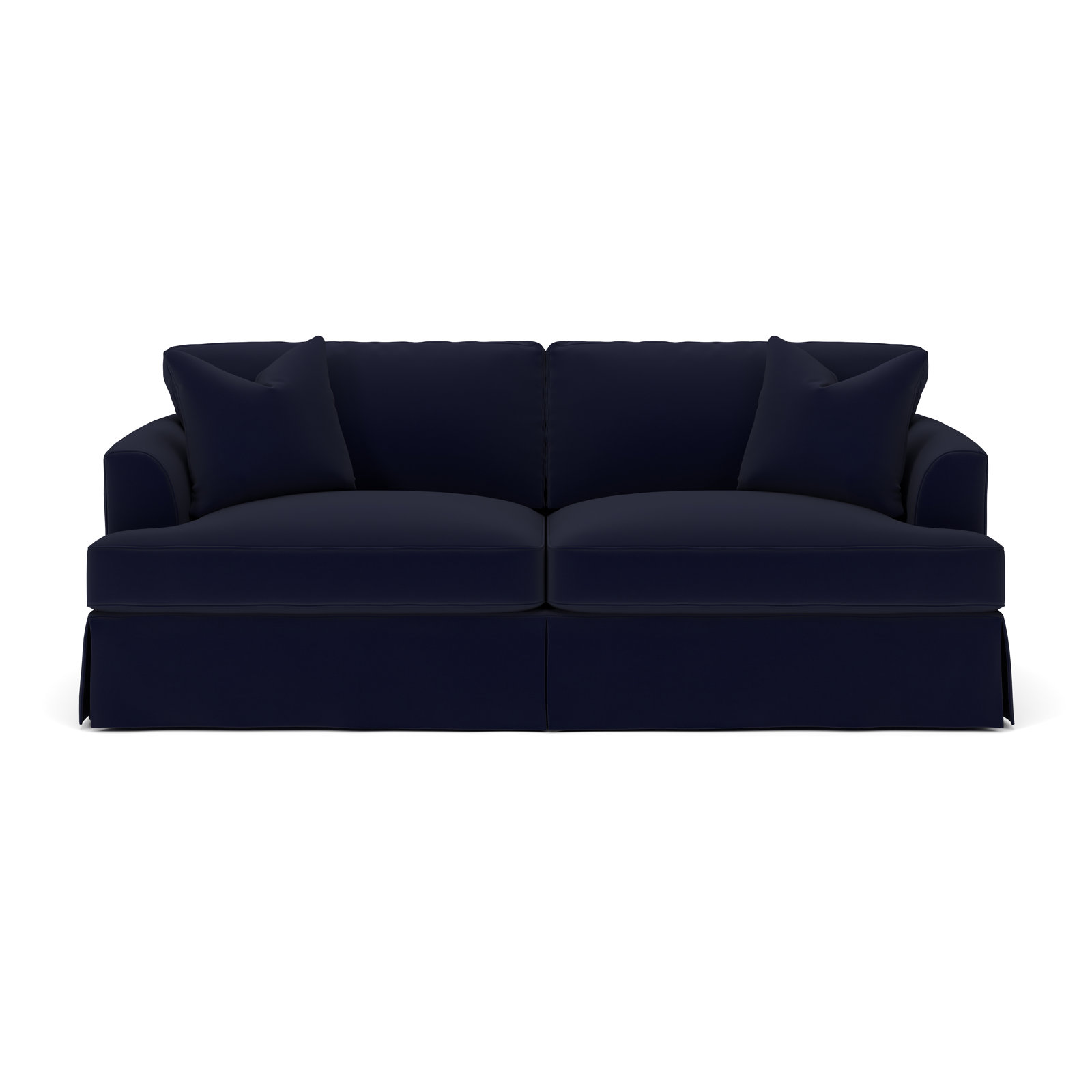 Lucia 92.5'' Upholstered Sofa, Canvas Navy Sunbrella® Canvas