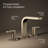 ParallelWidespread Bathroom Faucet, 3-Hole Two Lever Handle Bathroom Sink Faucet-90573830-123136706