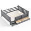 Lit sur pied avec tiroirs de rangement, escaliers mignons et garde-corps-412495528-412495535