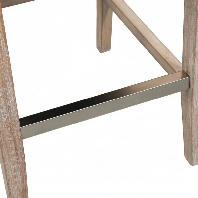 Tabourets de bar confortables, pieds en bois, chaises capitonnées pour la cuisine
