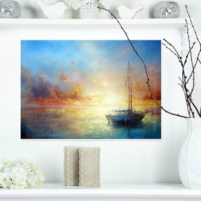 Seascape " Seascape Pier On Canvas "