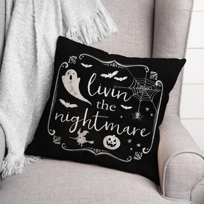  Housse et insert de coussin Livin the Nightmare