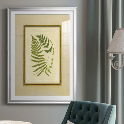 " Fern With Crackle Mat (H) III "