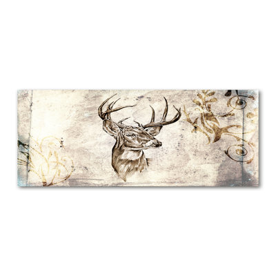 Deer - Wrapped Canvas Print
