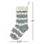 Festive Hand Knitted Sock