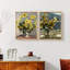 Rétro giclée à motif floral vintage - ensemble de 2-1842700818-1842700824