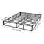 Sommier tapissier, sommier de 9,1 po, capacité de poids maximale de 3500 lb, structure de lit grand format 79,1 x 59,6 x 9,1 po avec tissu lavable, structure en métal robuste pour grand lit, assemblage facile-1510413078-1510413081