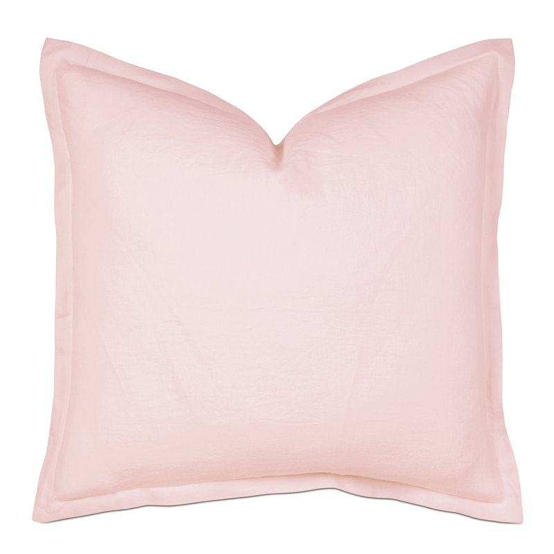 Shiloh Linen Sham, Euro, Petal