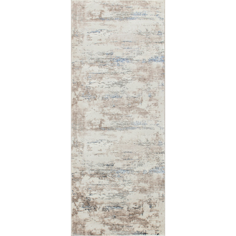 Allaryce Cotton Abstract Indoor Rug, Runner 2'6" x 8'