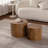 2-Pieces Round Wooden Nesting Coffee Table-1210383085