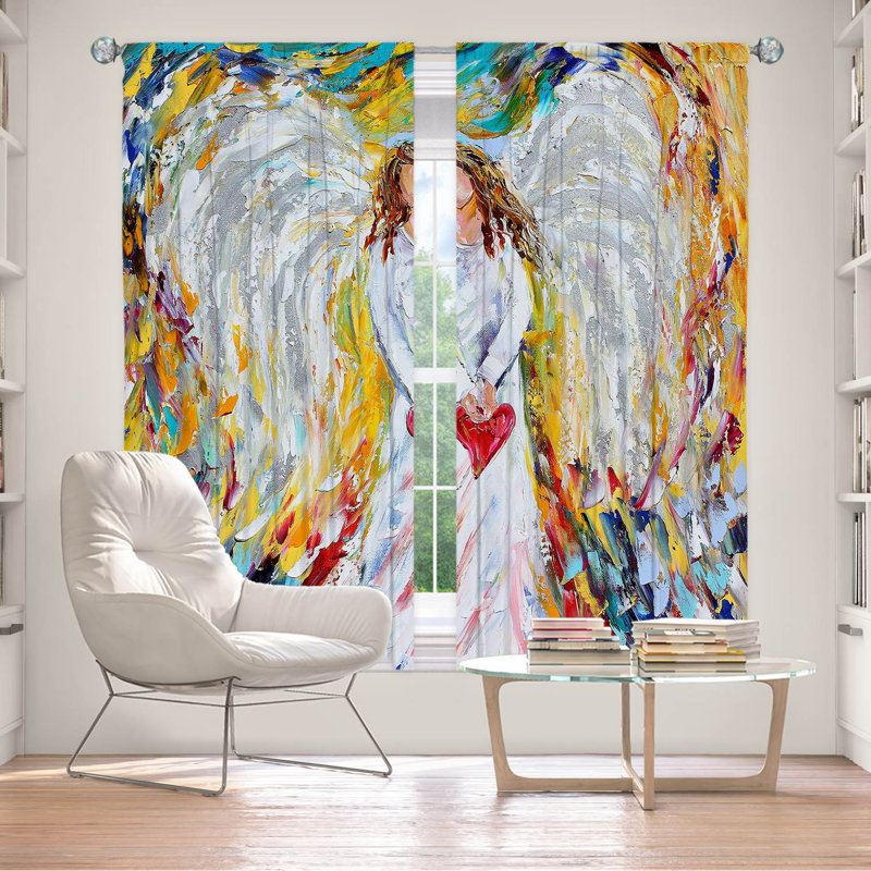 Ensemble de rideaux en polyester 2 pièces, L 40 po x L 82 po