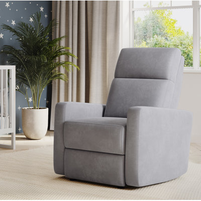 Nurture& The Manual Premium Modern Recliner Nursery Glider Chair with Spill, Stain Proof Fabric