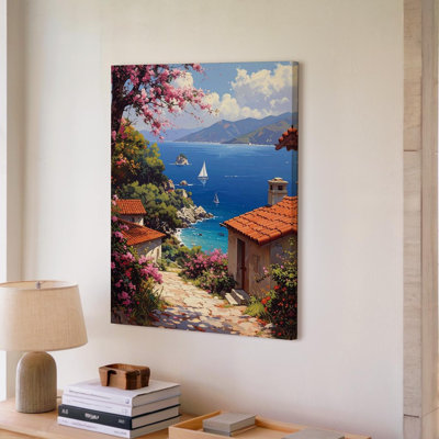Wall Art Coastal Village Escape