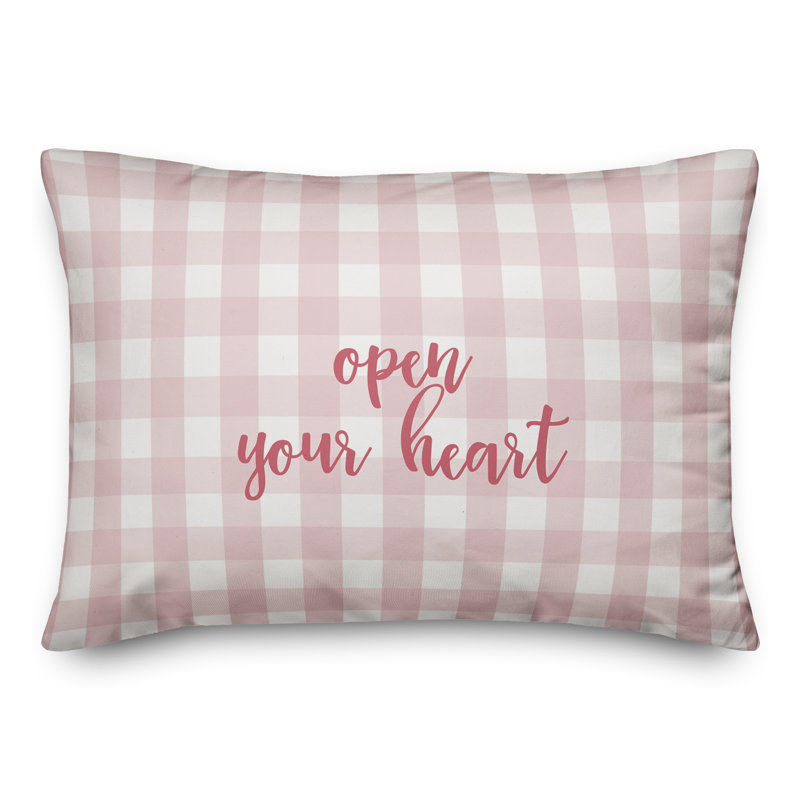  Coussin Open Your Heart, Rose