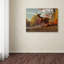 Lethe «Deer on an Autumn Lakeshore», impression sur toile tendue-22000200