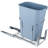 Plastic Open Pull Out Trash Can - 9.24 Gallons