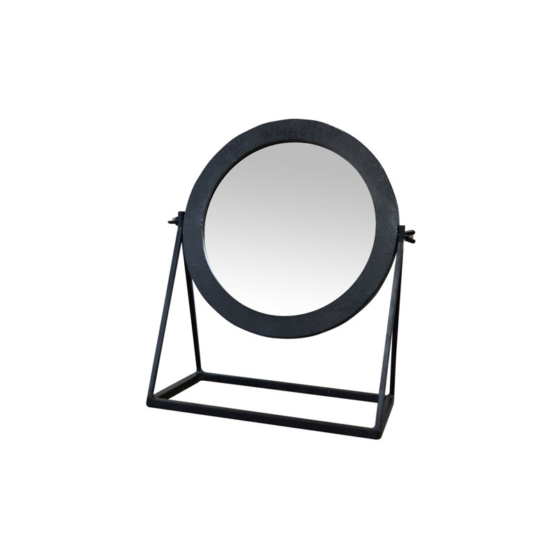 Miroir de coiffeuse Yasmin, Noir