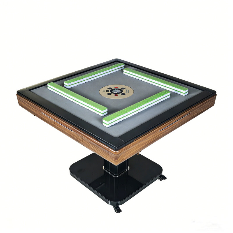 Table de mahjong pliable automatique ultra-mince avec roulettes
