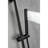 Matt Black Handheld Shower With 59-Inch Hose, 28-Inch Slide Bar, And Adjustable Head For Enjoyment Bar Hose Height In