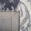 Tapis noir / ivoire en laine / coton touffeté à la main Ikat-1045644050