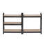 Étagère de rangement thermolaquée 5 niveaux gris-1513834724