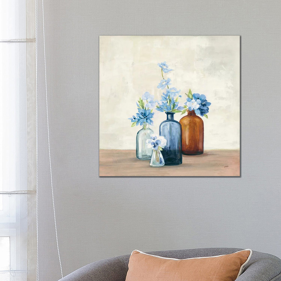 Windowsill Garden by Julia Purinton - Wrapped Canvas Gallery-Wrapped Canvas Giclée