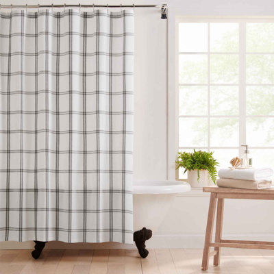 Rideau de douche simple 100% coton Goughf