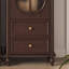 Armoire décorative en bois massif américain moderne