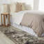 Tapis gris touffeté à la main à motif abstrait Fritts-1414391988