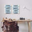 «Stupell Industries», ensemble de 2 toiles abstraites à motif de cercles abstraits par Nikki Galapon-91322228-91322230