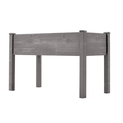 48X24X30 Inch Raised Garden Bed With Legs, Elevated Wooden Planter Box For Outdoor Plants Flowers Fruits Vegetable Herb Growing