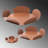 Elegant Decorative Metal Accessory Set (3 Pieces), Copper Finish | Includes 1 Large (36 x 36 inches), 1 Medium (26.5 x 26.5 inches), 1 Small (13 x 13 inches) | 100% Metal, Thickness: 0.06 inches | Perfect for Home Décor-114281923-114281930
