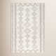 Ezri Diamond Indoor/Outdoor Area Rug for Living Room Patio Deck Front Porch Kitchen, Ivory/Dark Grey