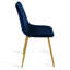 Chaise d'appoint en velours Heffron-2095468984