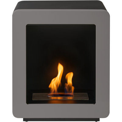Adam 45cm W Black Bio-Ethanol Stove