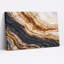 Abstract Layered Earth Texture in Black and Rust Canvas Wall Art-133556275