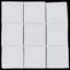 Pure White Zellige Ceramic Wall Tile 4x4-120101205