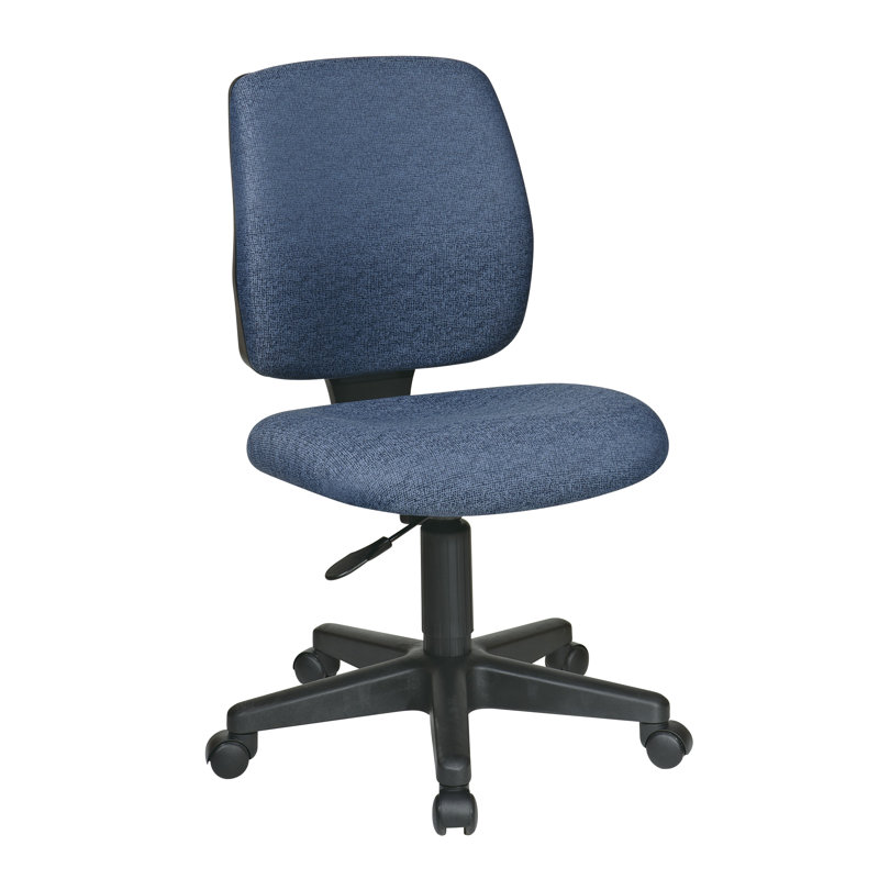 Chaise de travail Hathcock, Parenthèses - bleu, Non inclus