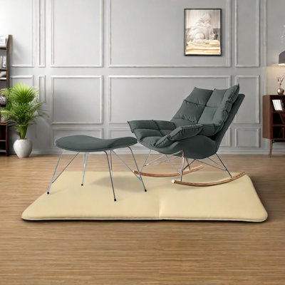 Chaise berçante moderne et décontractée à usage domestique