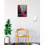 «Abstract Red City Scene» par Cliff Warner, reproduction d'art sur toile tendue-20271729