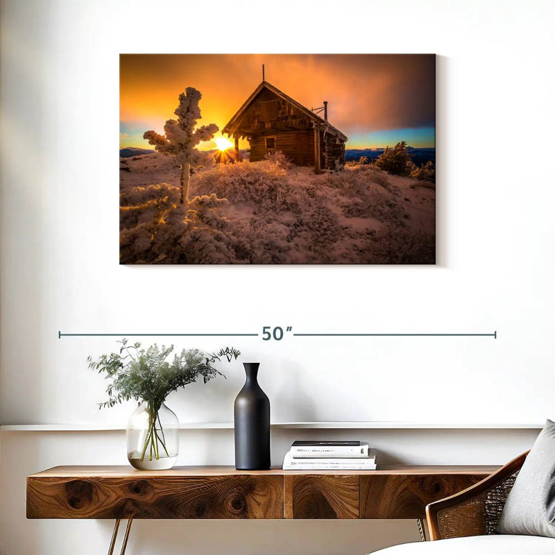 Lilie Winter Morning, 24" H x 36" W
