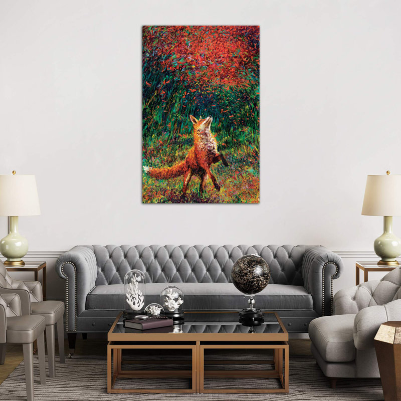 Fox Fire by Iris Scott - Wrapped Canvas Print, 101.6 cm H x 66.04 cm W x 1.91 cm D