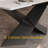 63" to 94.5" Extendable Rectangular Sintered Stone Dining Table For 6-10