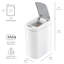 Nine Stars 1.8-Gallon White Plastic Motion-Sensor Waste Garbage Can