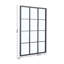 Paris Window Pane Framed Wall Mounted Accent Mirror