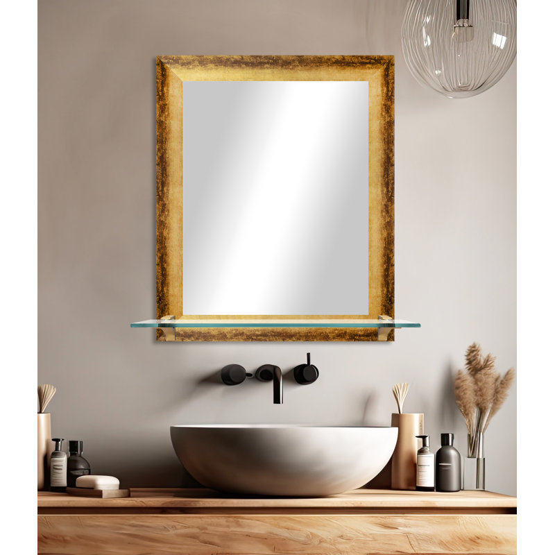 Camyle Marley Mirror, Gold/Bronze/Brass