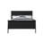 Louis Philippe Black Finish E. King Bed