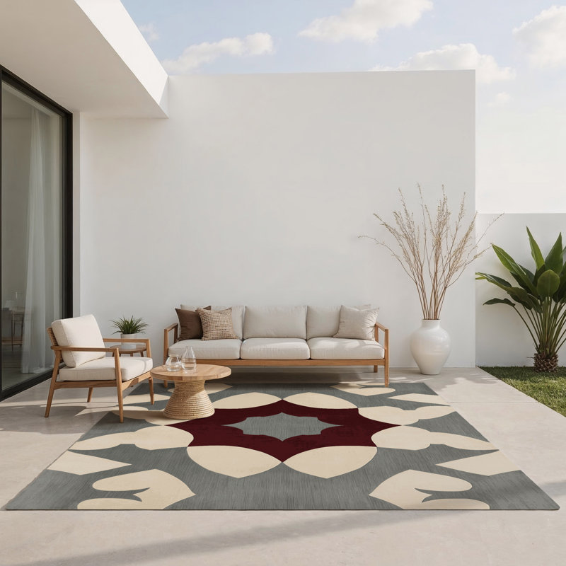 Tapis intérieur et extérieur Shard, Rectangulaire 2 pi x 3 pi